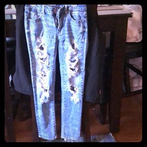 The older ripped jean from aeo